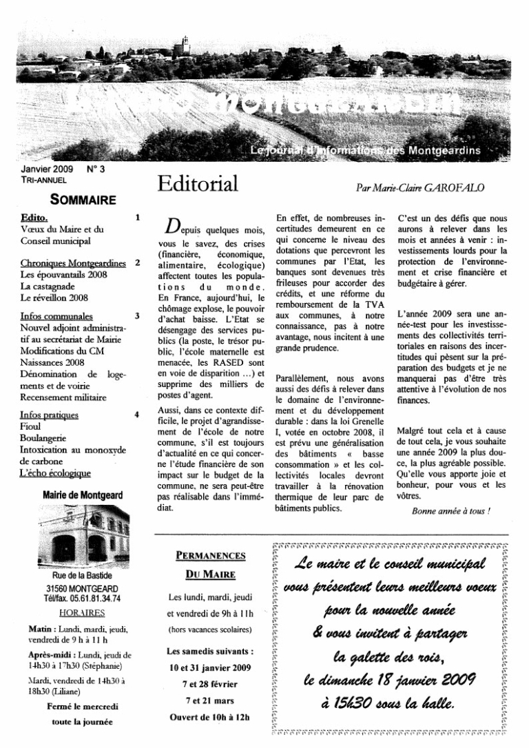 L’Echo Montgeardin 03 (jan. 2009)