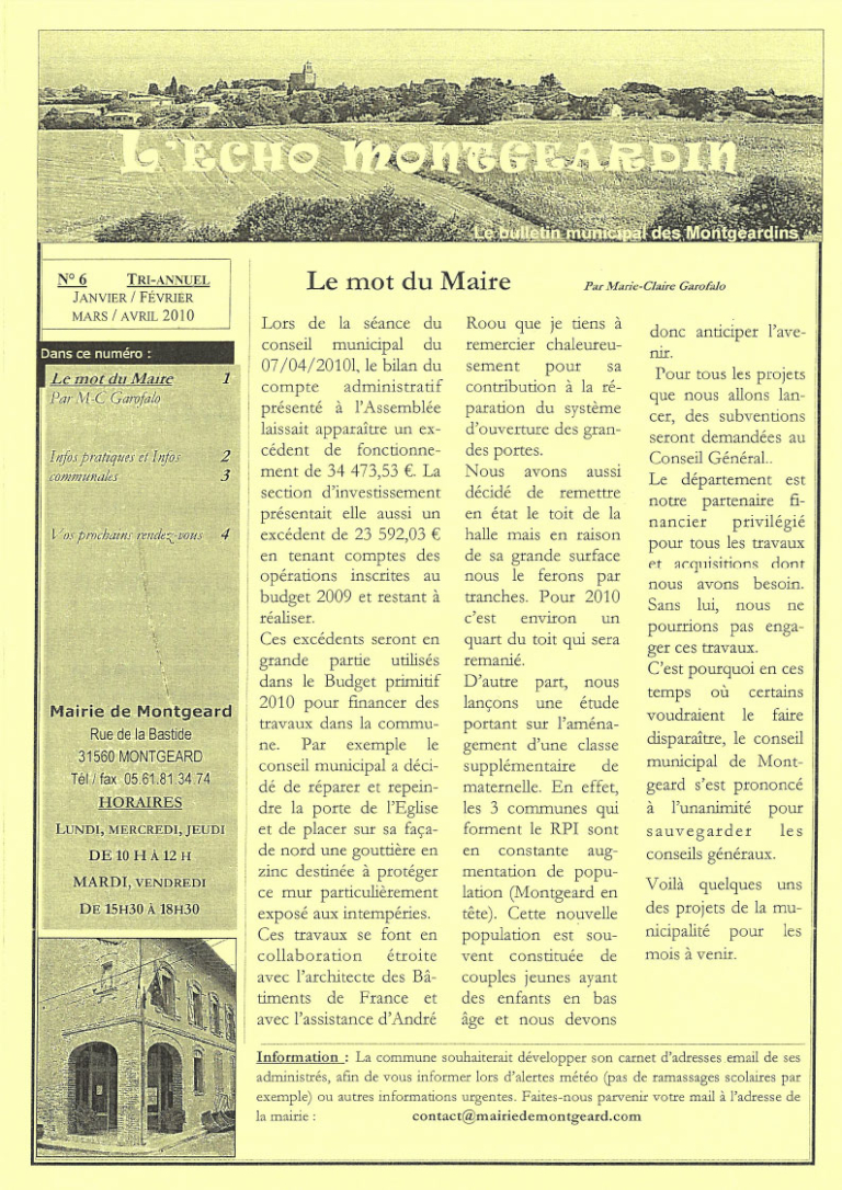 L’Echo Montgeardin 06 (jan. 2010)