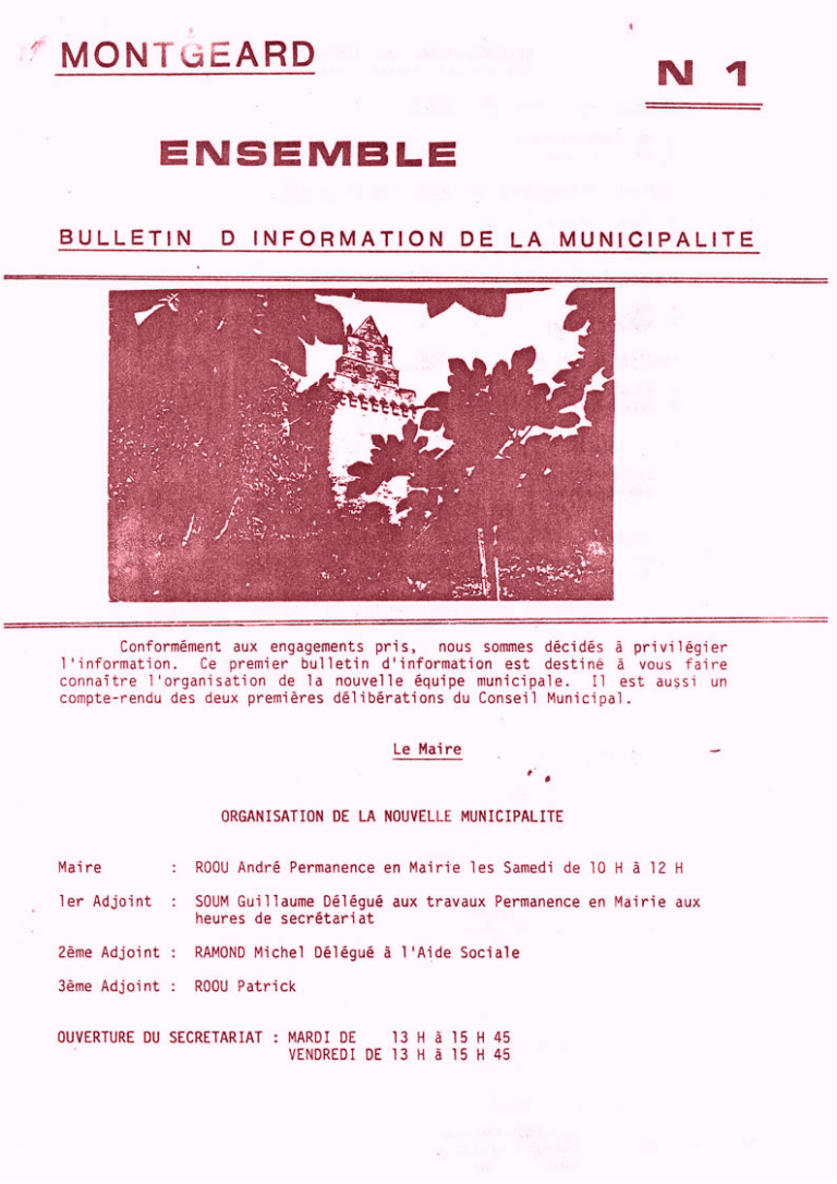 Montgeard Ensemble 01 (1983)