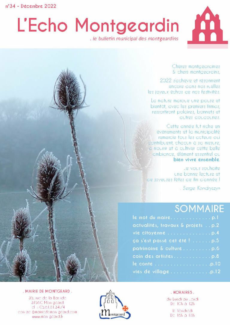 L’Echo Montgeardin 34 (déc. 2022)